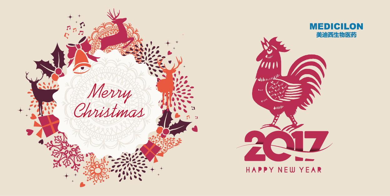 威客电竞生物医药祝您和您的家人圣诞、元旦快乐!